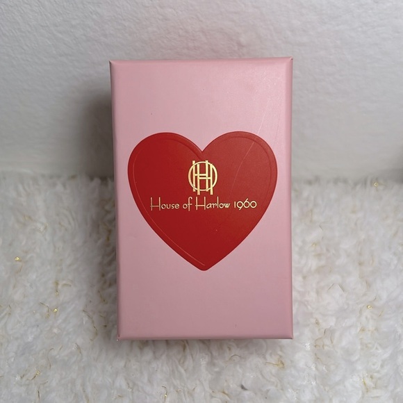 House of Harlow 1960 Gold Plated Earrings for Women’s Hoop Earring Minimalist - Picture 4 of 6